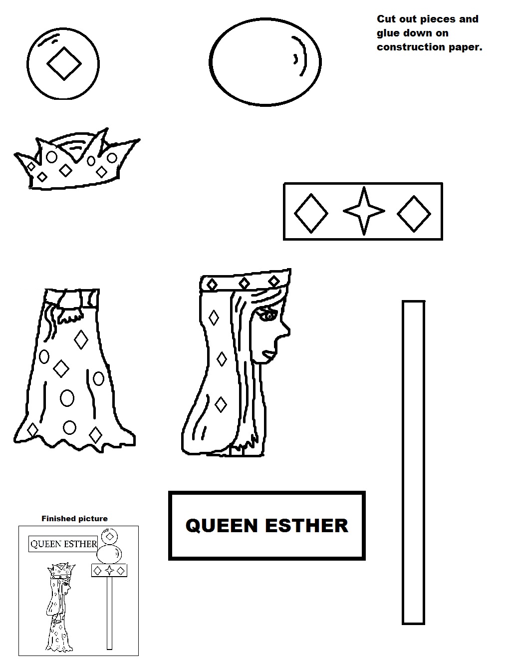 Queen Esther Activity Sheets Bilscreen
